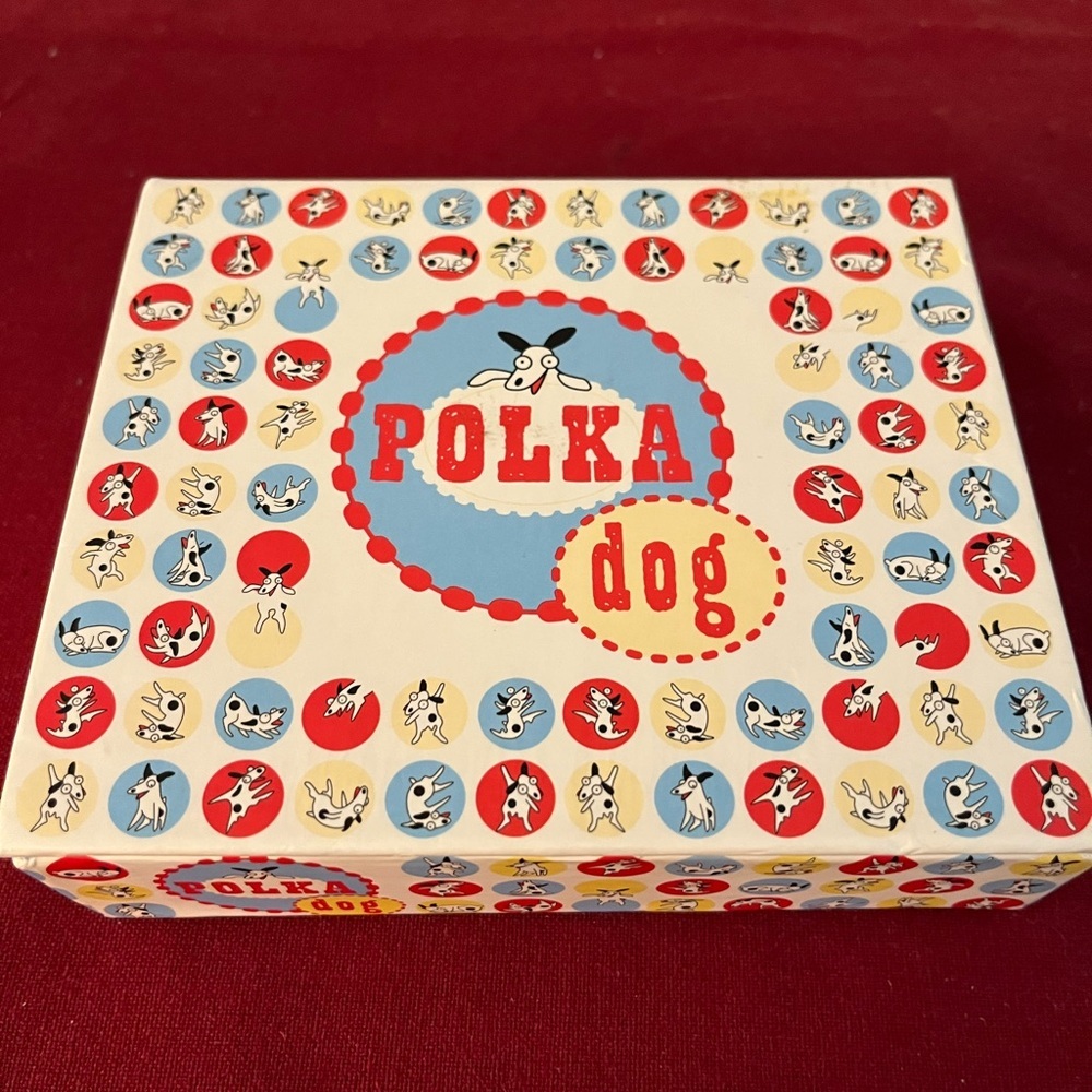 NEW teNeues - 20 QuickNotes Polka Dog Notecards with Box Blank Inside-Envelopes